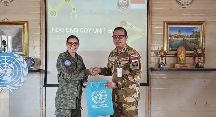 Pujian untuk Female Peacekeepers Satgas TNI Konga Kizi Minusca XXXVII-K Saat Kunjungan Dari Penasihat Perlindungan Gender PBB